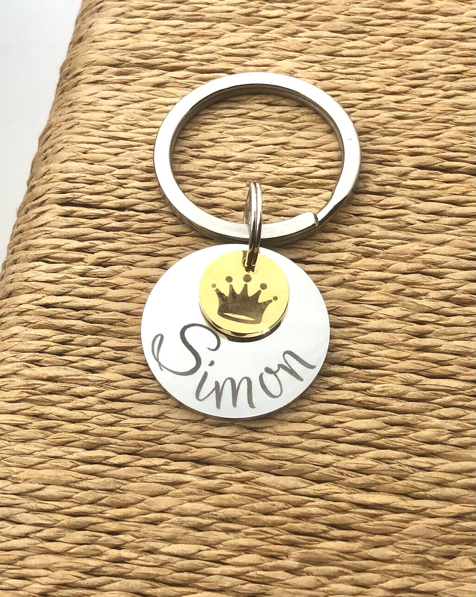 Médaille Chat , Médaillon Personnalisé Pour Chien, Médaille Gravée avec Téléphone