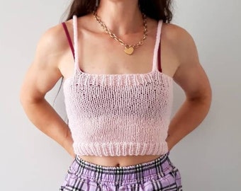 Cute Crop Top Knitting Pattern