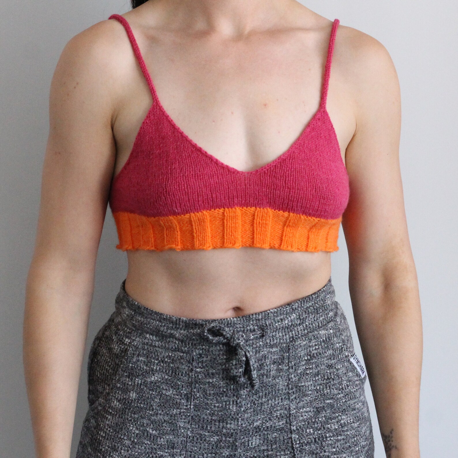 Knitted Bralette Knitting Pattern Etsy