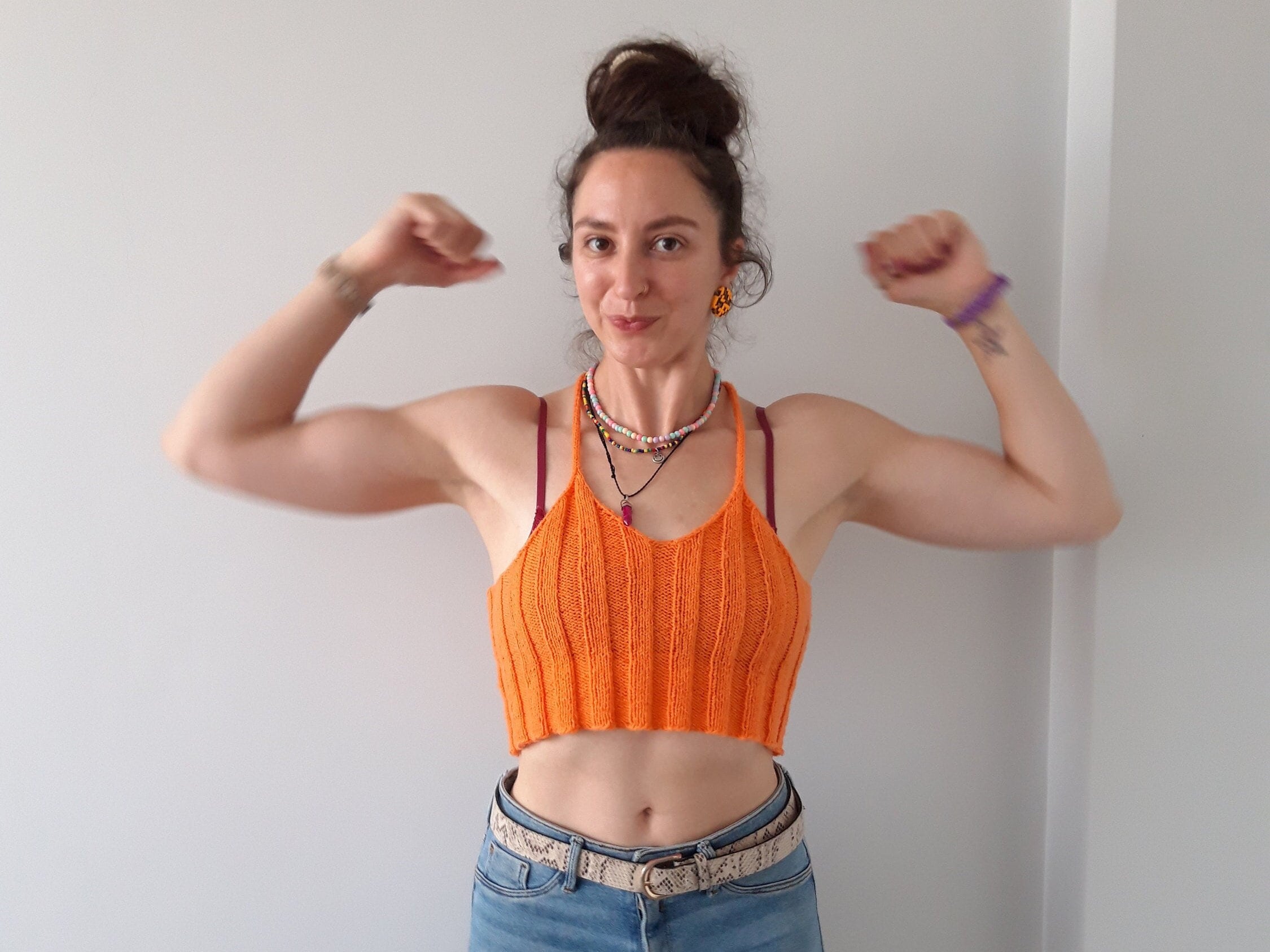 Easy Ribbed Vest Knitting Pattern Etsy