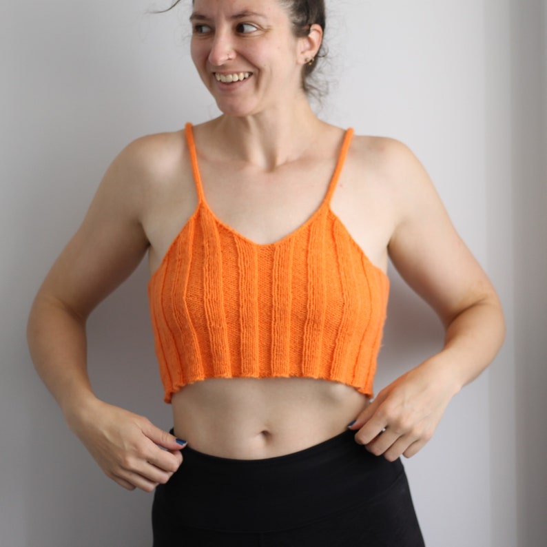 Easy Ribbed Vest Knitting Pattern Etsy