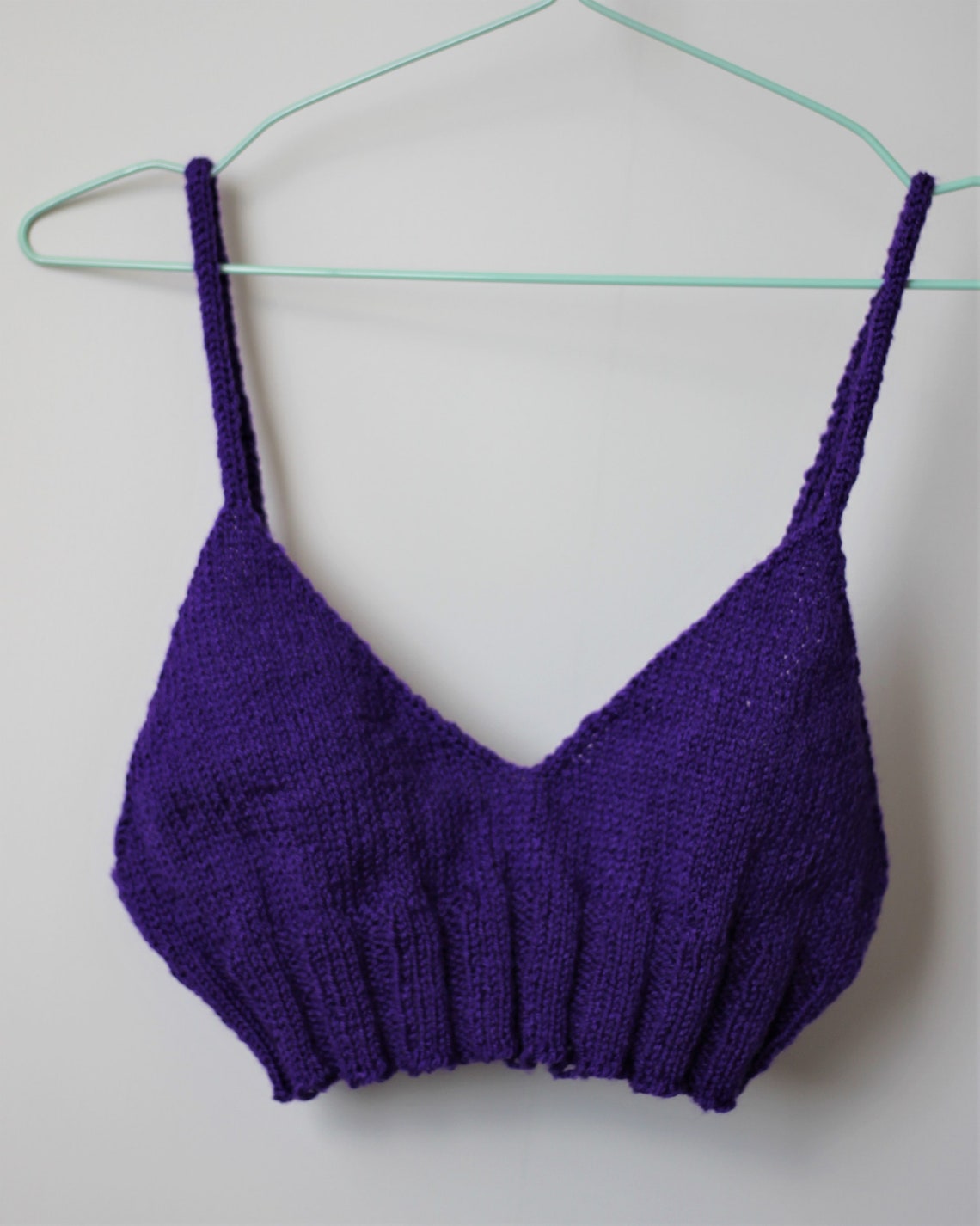 Knitted Bralette Knitting Pattern Etsy