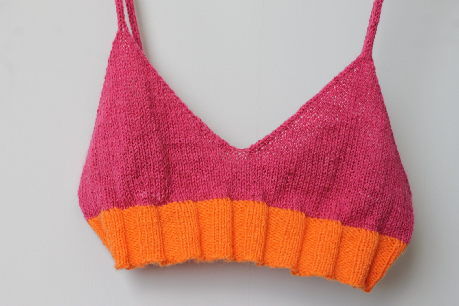 Knitted Bralette Knitting Pattern Etsy