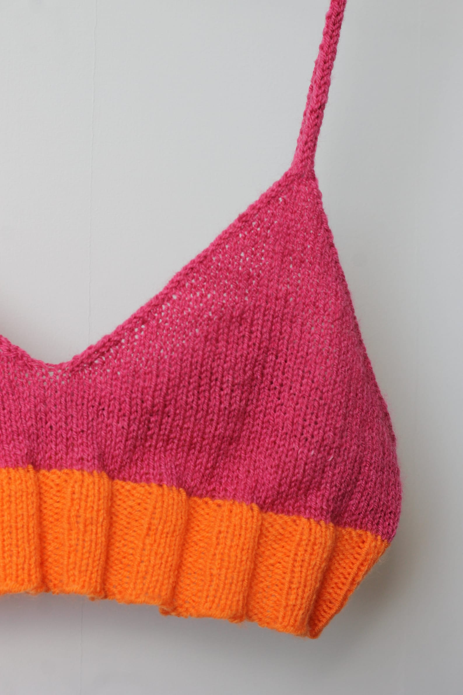 Knitted Bralette Knitting Pattern Etsy