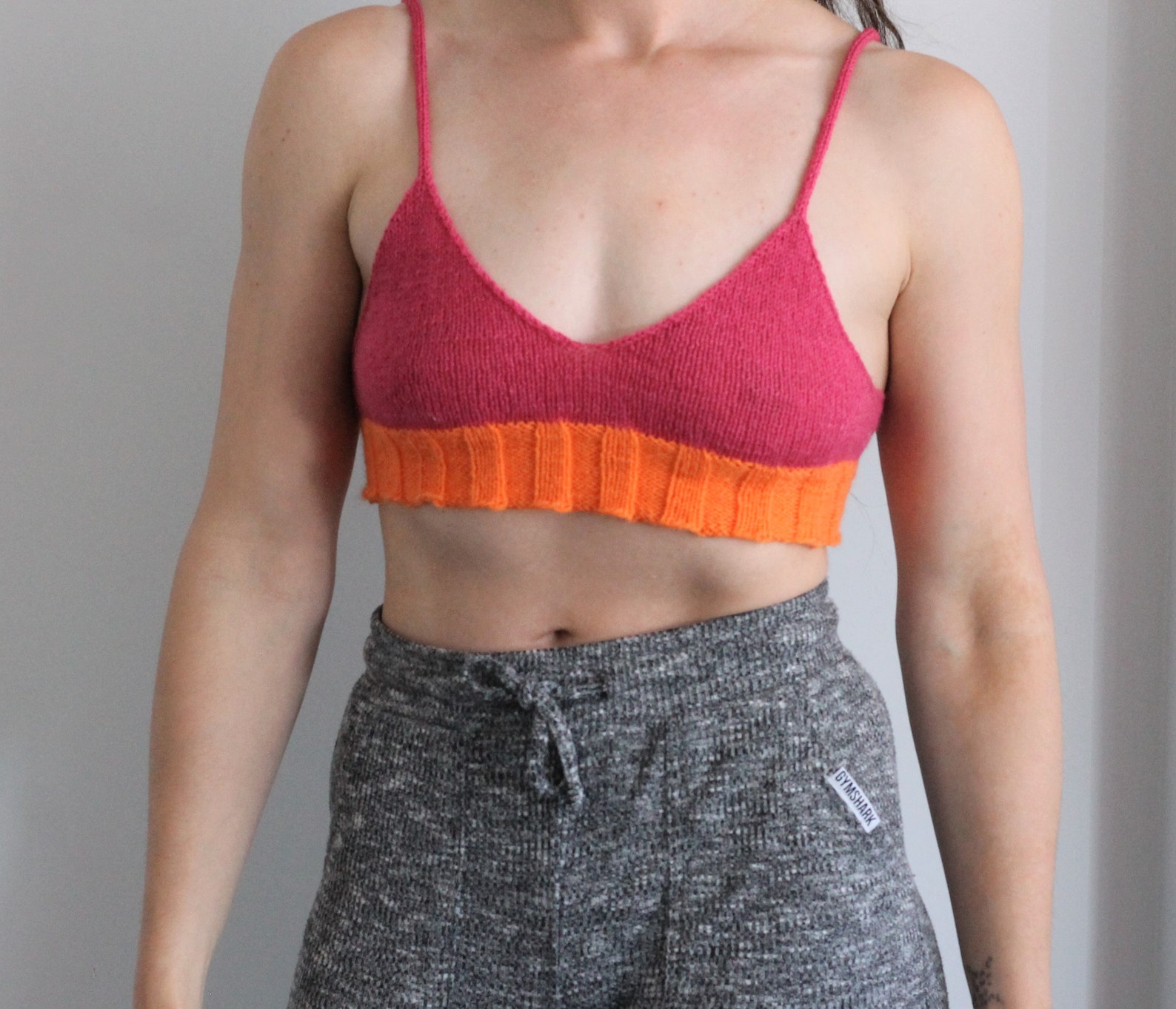 Knitted Bralette Knitting Pattern Etsy