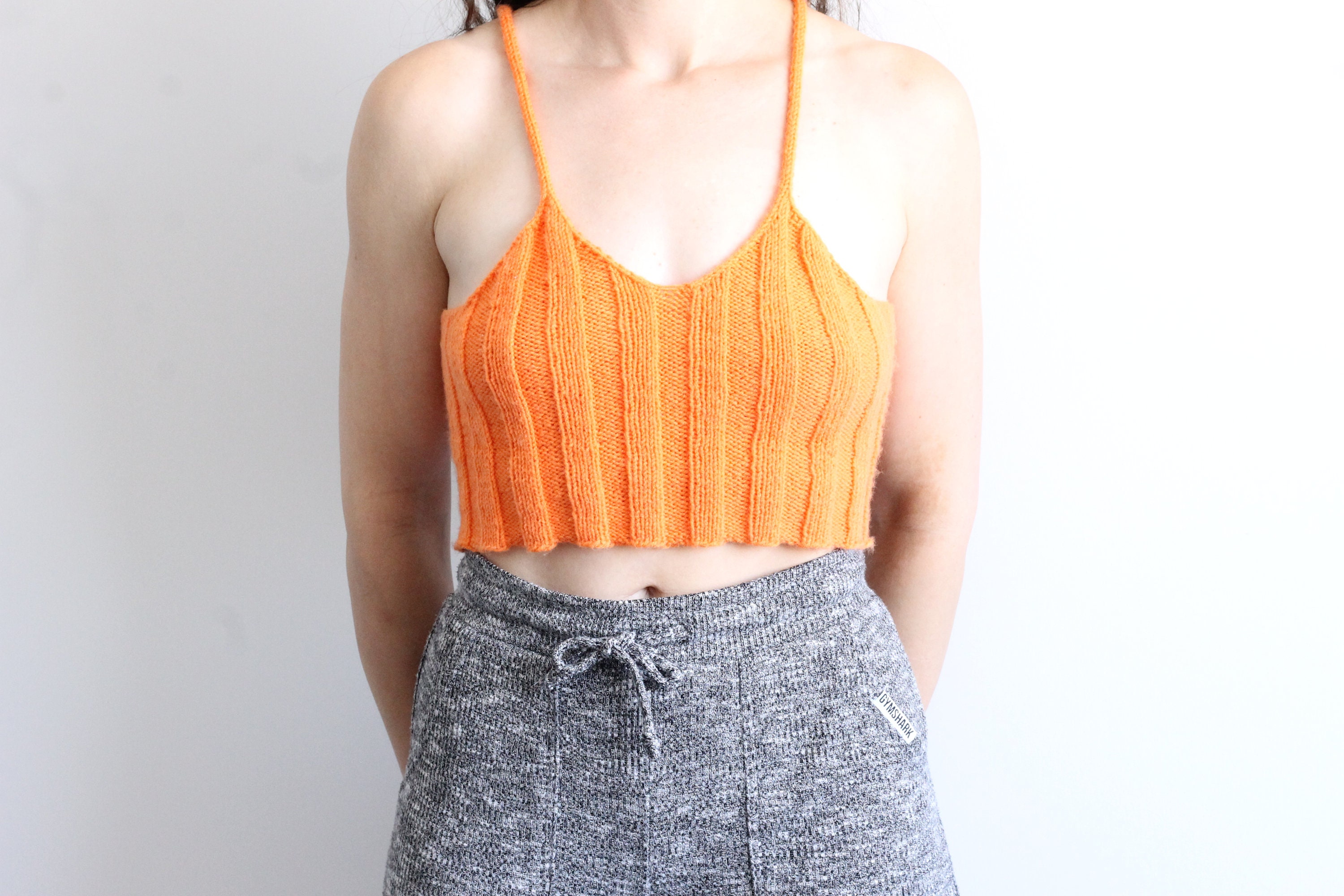 Easy Ribbed Vest Knitting Pattern Etsy