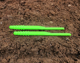 Double Pack- DIBBY XL - Garden Tool, Dibber, Dibbler, Seed Sowing Tool, Transplant Seedlings, Graduated Depth Markings (Patent Pending)
