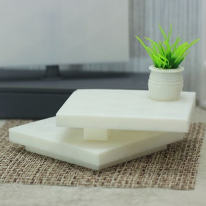 Turnable Coffee Table - Dollhouse Miniature 1:12 Miniature Dollhouse Furniture