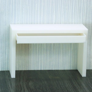 Modern Make-up / Writing Desk - Dollhouse Miniature 1:12 Miniature Dollhouse Furniture