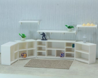 Storage Combination 'Mix and Match' | Dollhouse Miniature 1:12 Scale | Dollhouse Furniture