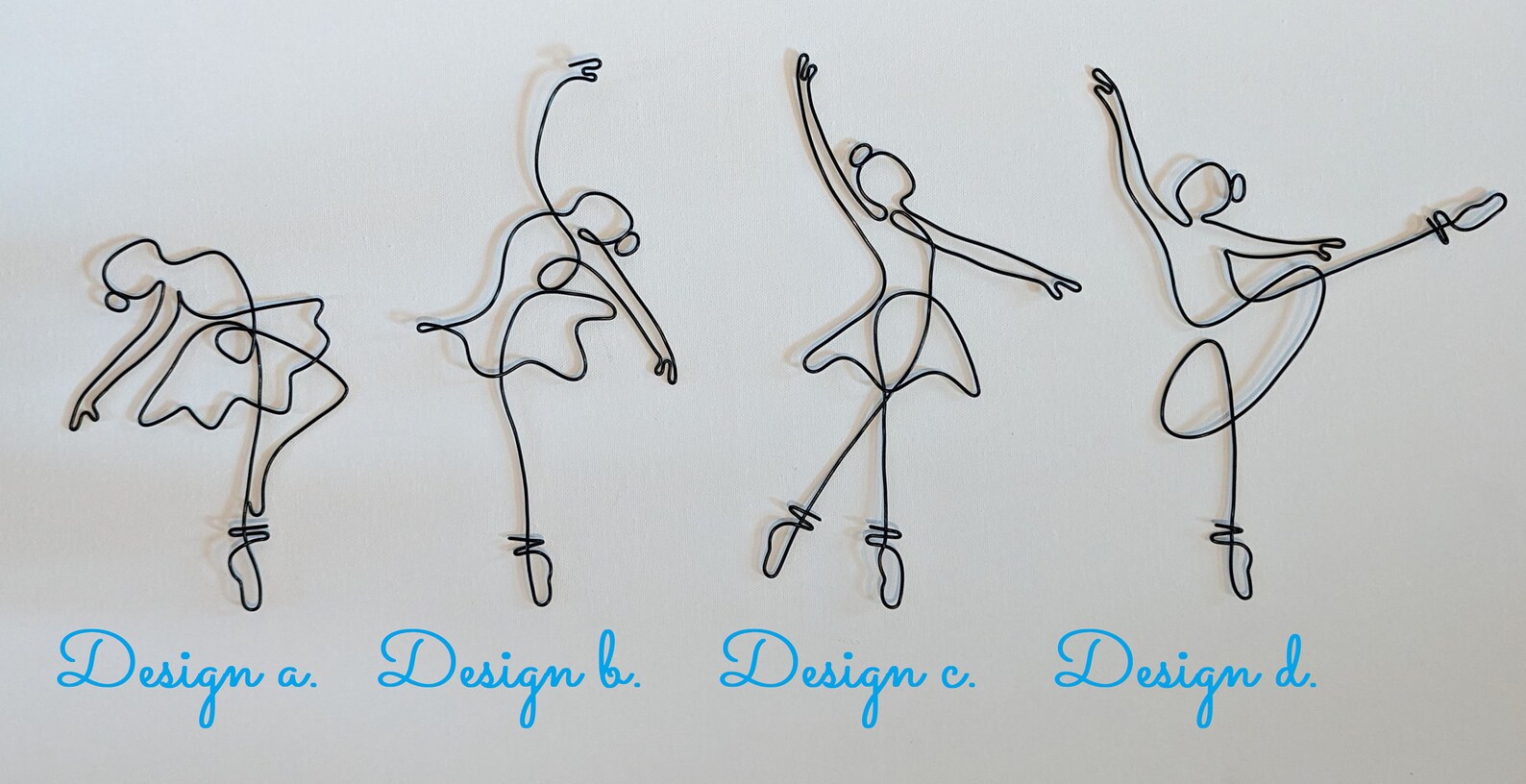 Ballerina Wire Wall Art | Custom Handmade Wall Decoration | Home Decor ...