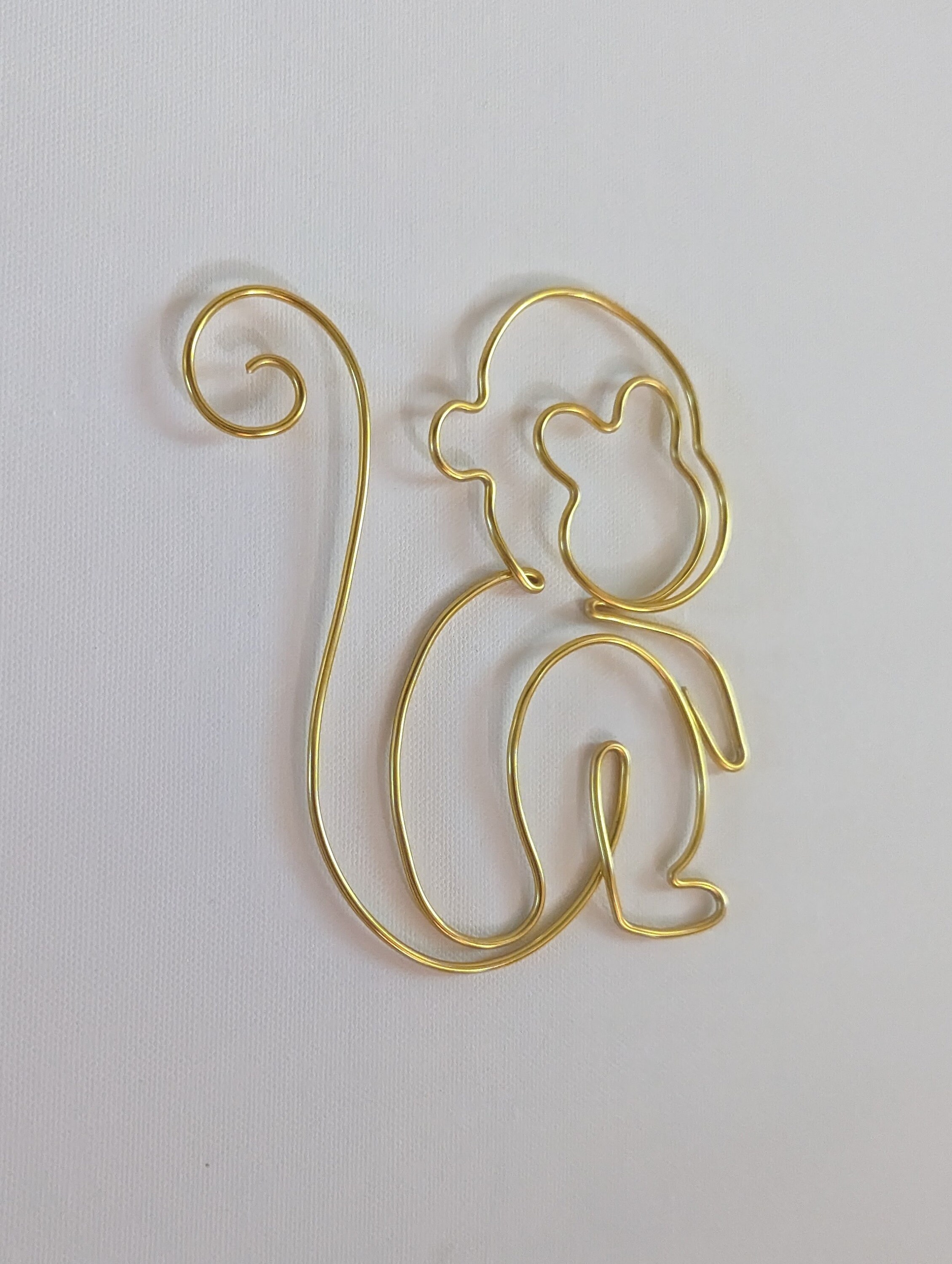 Monkey Wire Wall Art | Jungle Theme | Handmade Sign for Home | Monkey ...