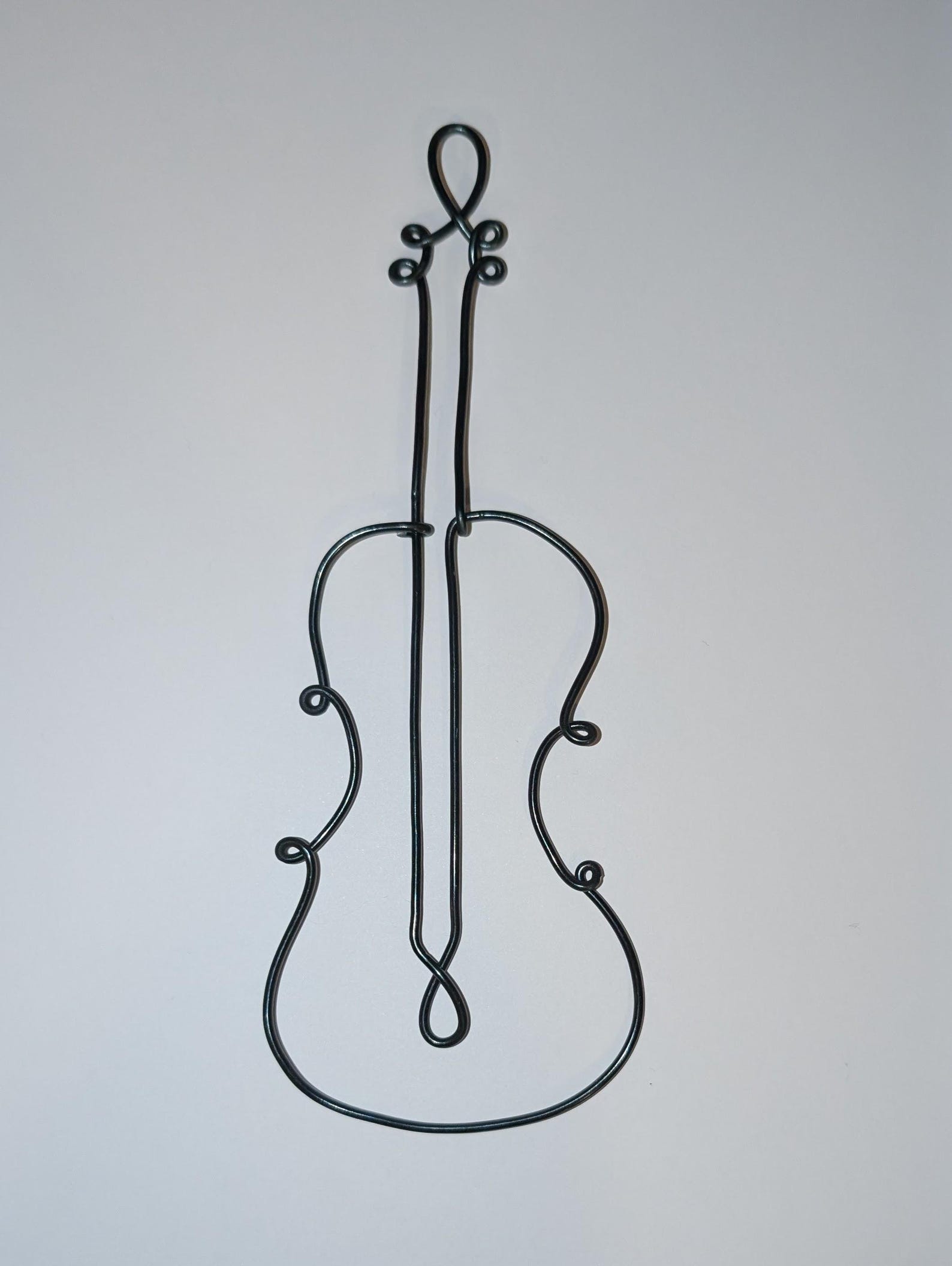 Awire Musical Instrument Cello Wire Wall Art | Handmade Musical Instrument Decor | Gift for ...