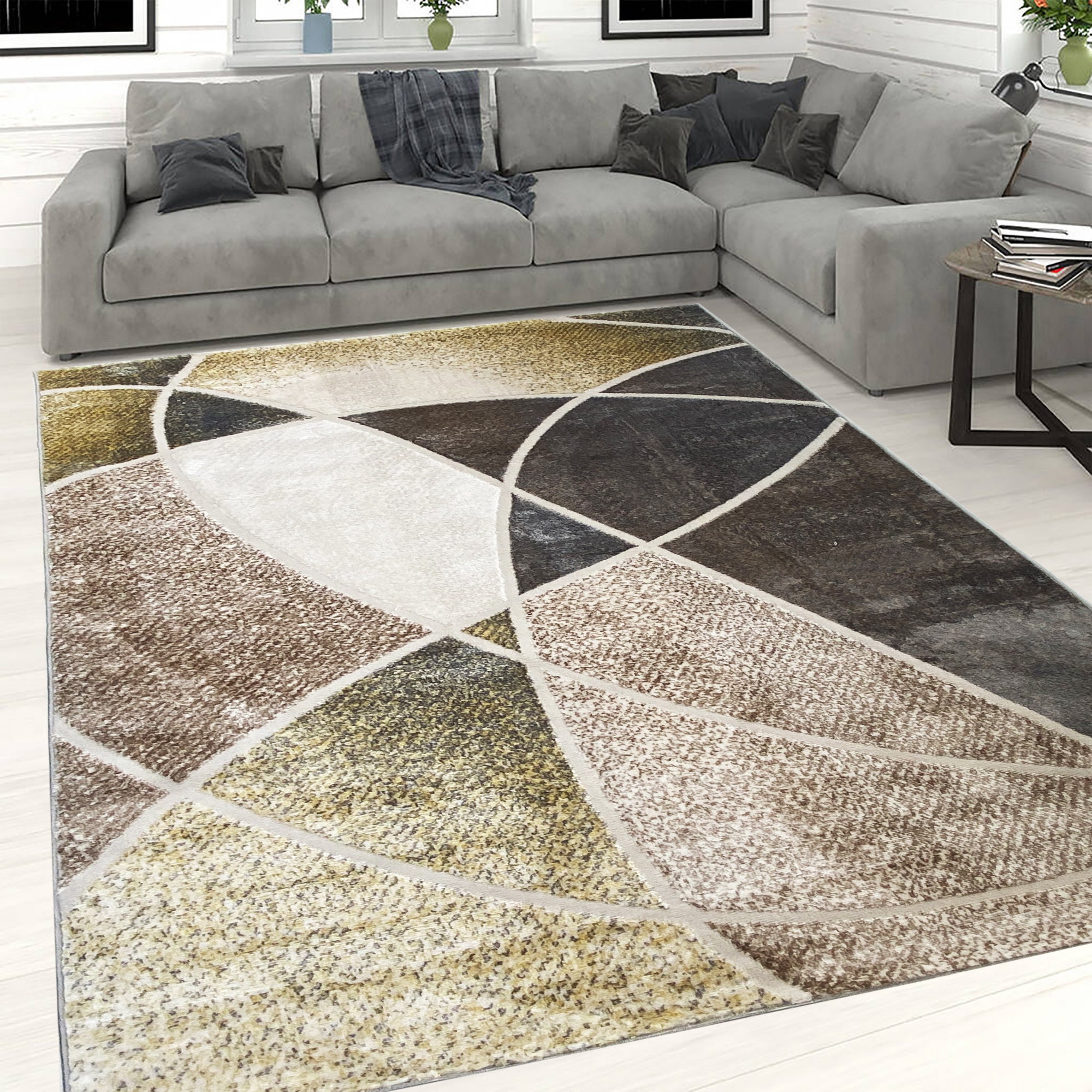 Fußmatte Rutschfeste Teppich Bodenmatte, UE Stock, 3D Blauer