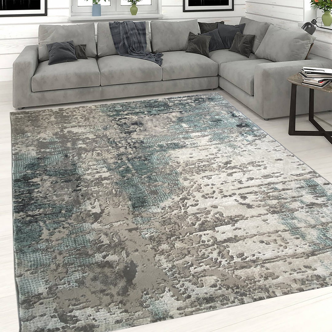 Rugs Modern Abstract Extra Large Small Floor Carpets Rugs Mats Cheap Distressed Grey and
