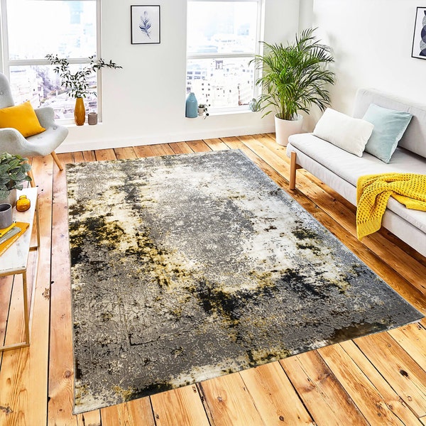 Distressed Rug - Etsy UK