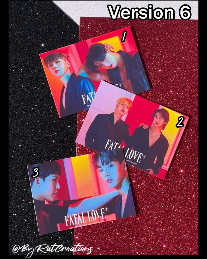 MONSTA X Fatal Love Unoffical Photocards