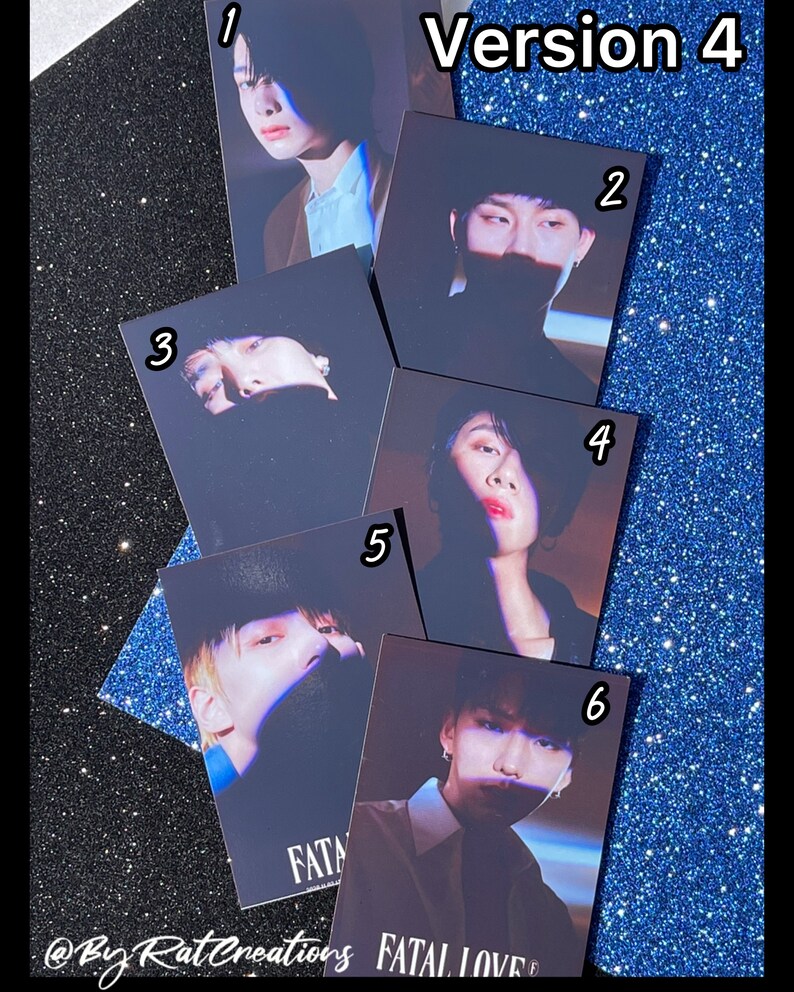 MONSTA X Fatal Love Unoffical Photocards
