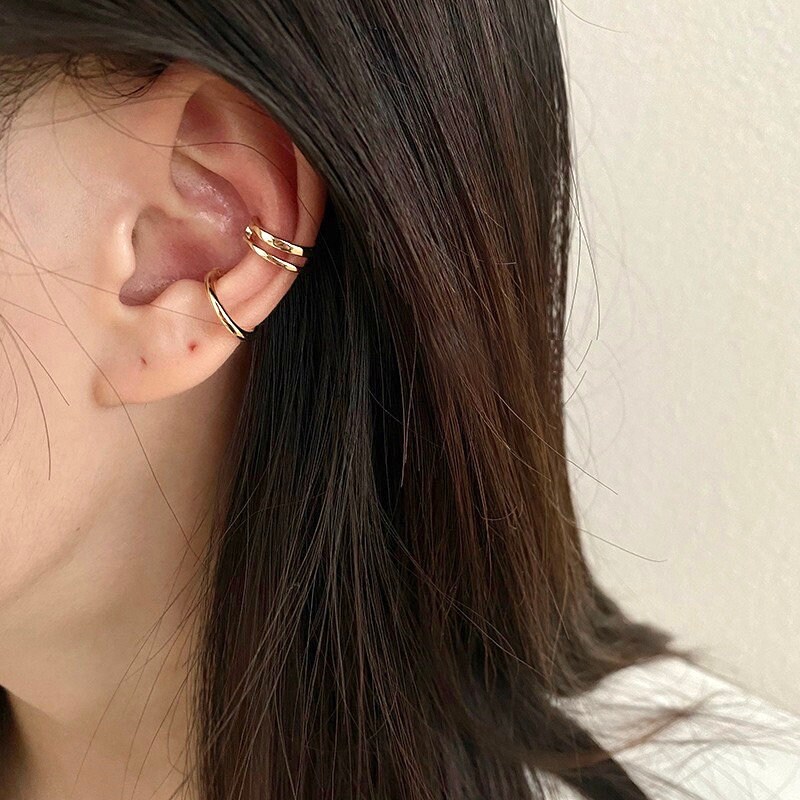 Set of 3 Ear Cuffs Ear Cuff No Piercing Gold Ear Cuffs Etsy