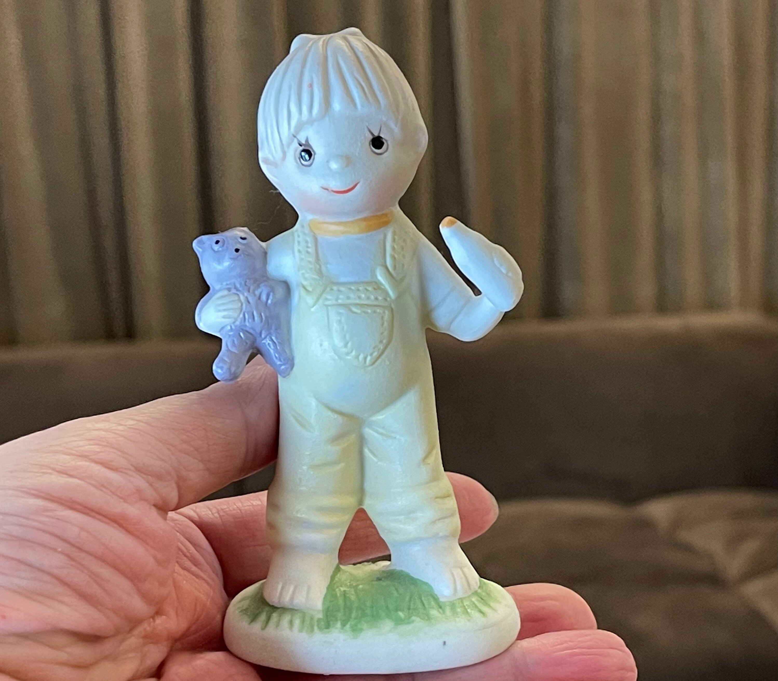 Vintage teddy bear porcelain figurines - Etsy 日本