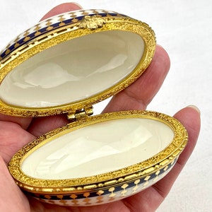 Leonardo collection Egg shaped Trinket box, Jewelry Storage