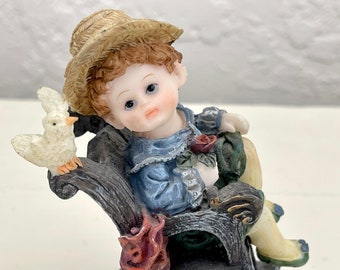 Nao de Lladró Daisa 1987 - Figura de porcelana Niña sentada