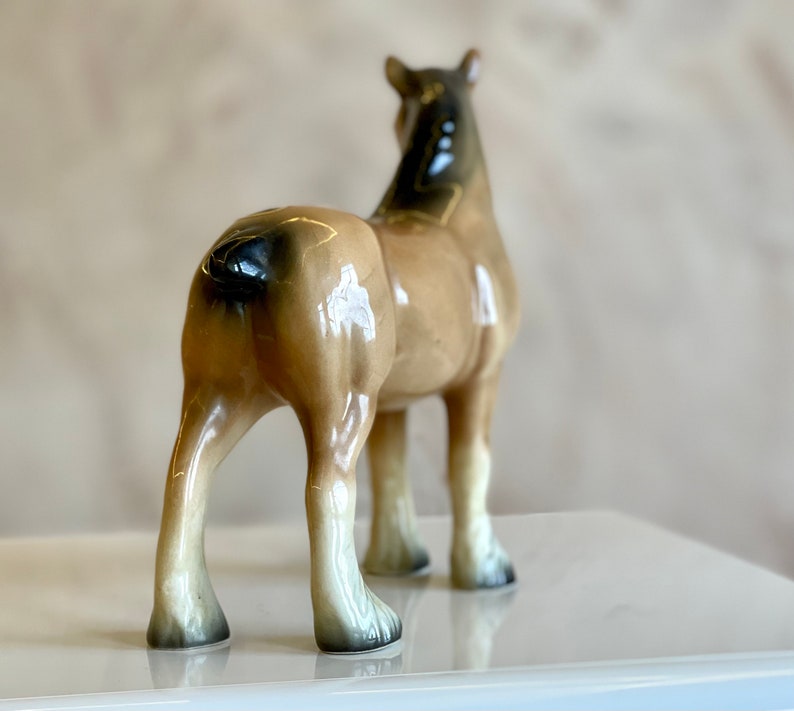 Vintage Trentham Art Ware Palomino Horse Figurine Mid Century Etsy