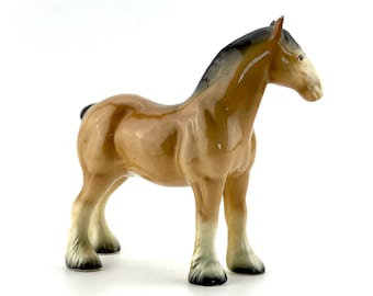 Trentham Art Ware Palomino Horse Figurine Mid Century Devon England