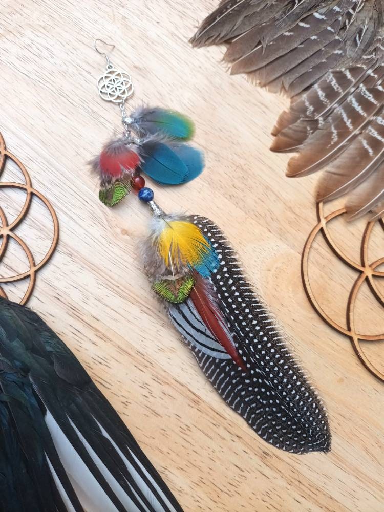 Buy Peacock Feather Earrings Online in India  Etsy