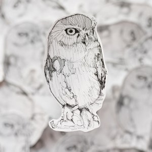 Owl drawing stickers