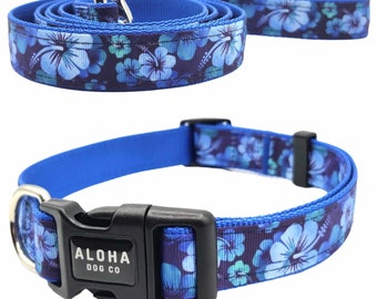 Hawaiian Tropics Combo Set Leash & Collar