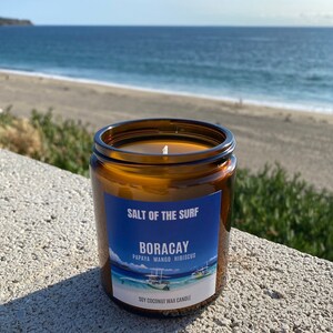 Salt of the Surf - Boracay candle - Papaya and Hibiscus
