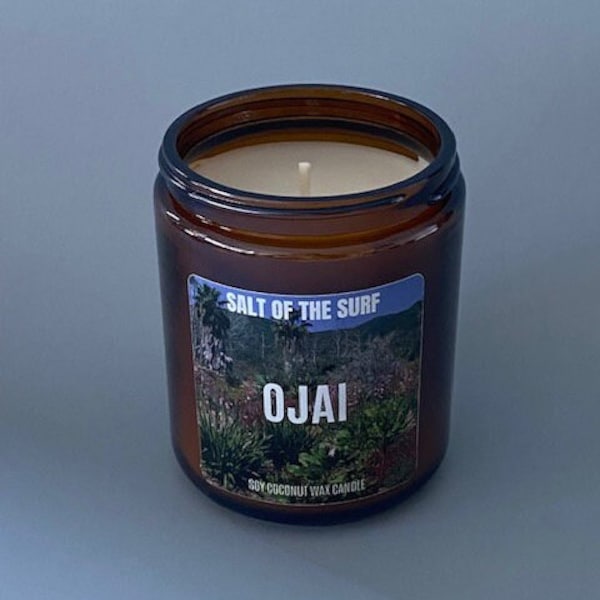 Salt of the Surf - Ojai candle - Fig, Green Leaves, Bamboo - 7oz
