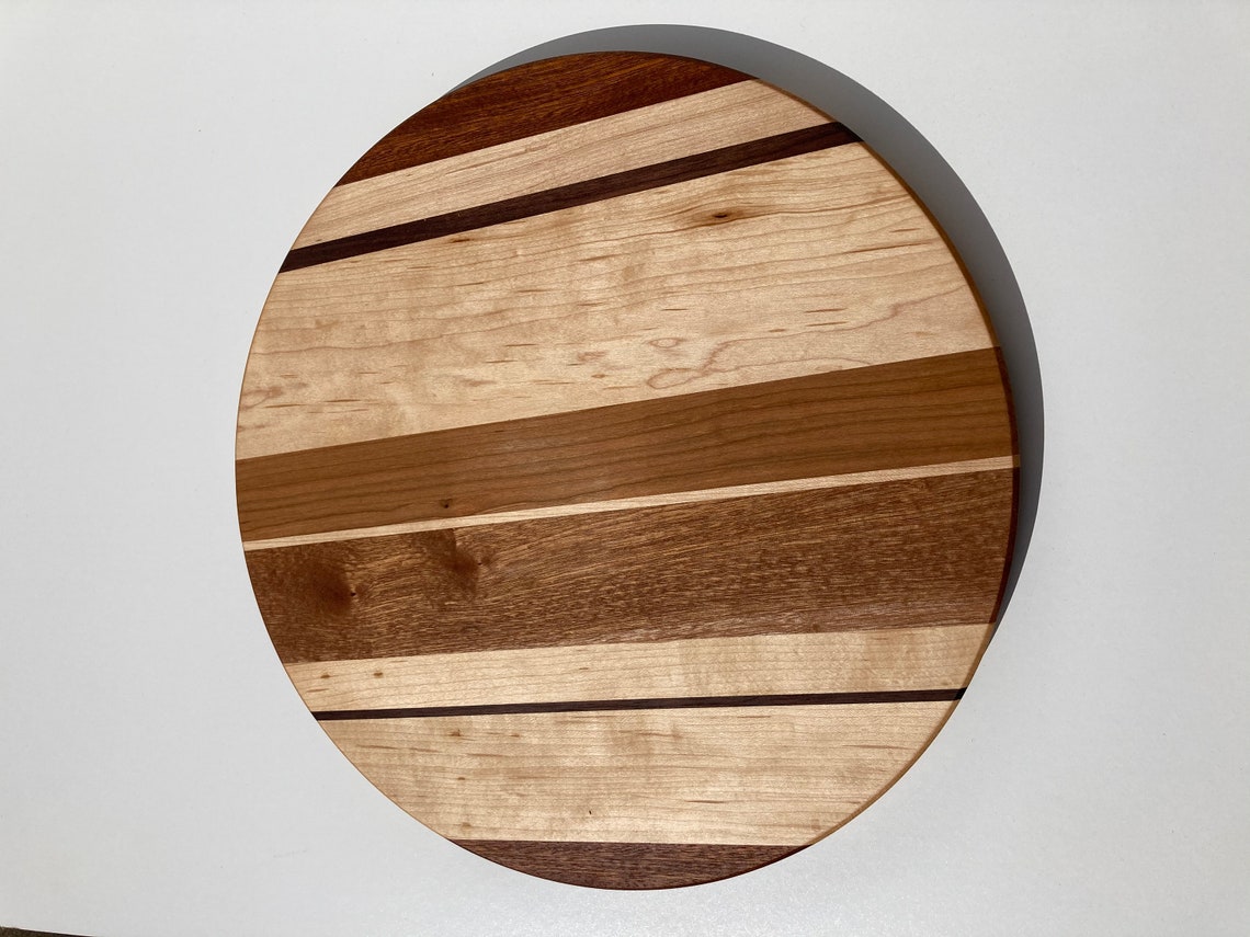 Faule Susan Plattenspieler große Holz-Mittelstück | Etsy