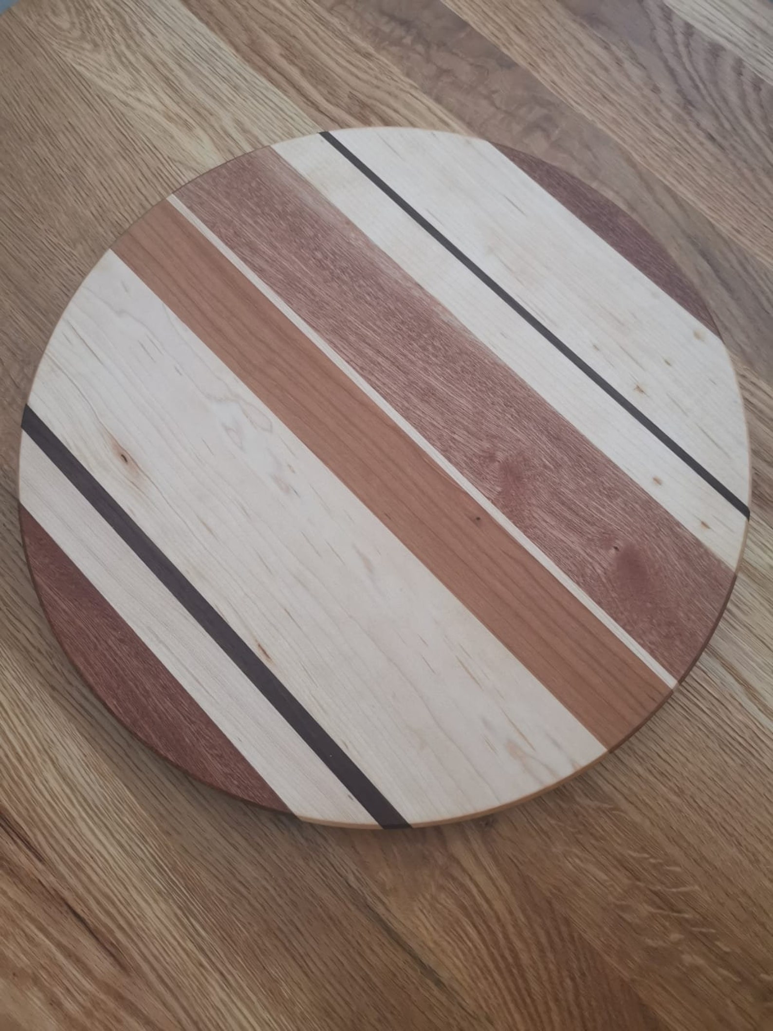 Faule Susan Plattenspieler große Holz-Mittelstück | Etsy