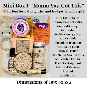 New Mom Spa Gift Box, New Baby Gift, Pregnancy Gift, Baby Shower Gift, Self Care Gift for New Mom, Pamper Gift for Her, Congrats Mom Gift