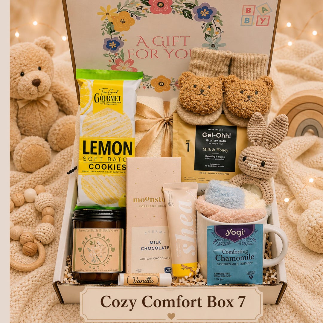 Kind Boxes New Mom Spa Gift Box | Pregnancy | Postpartum Care Package | Baby ...