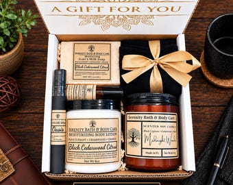 Men’s Spa Gift Box | Self Care Gift for Men | Birthday Gift for Him | Father’s Day Gift | Christmas Gift | Husband Gift | Care Package