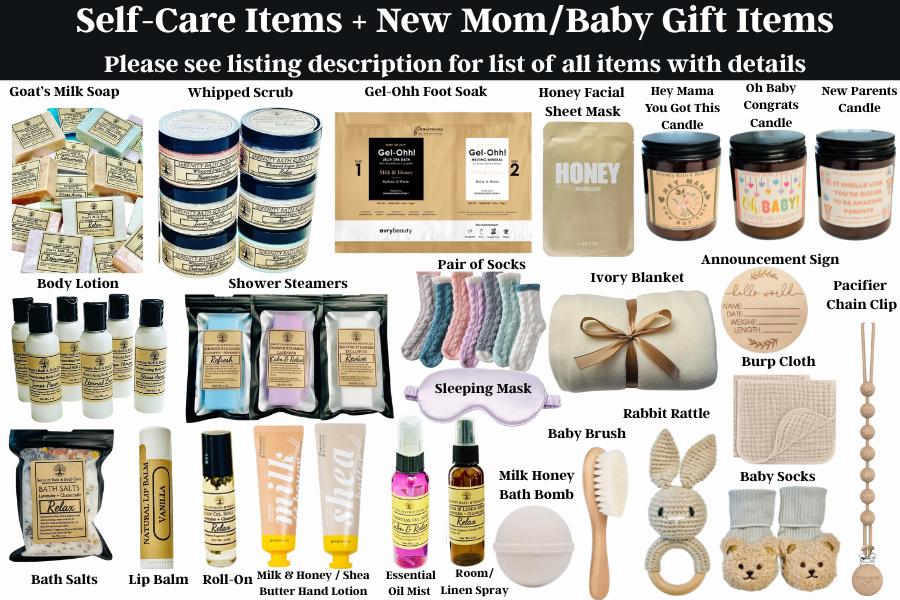 Build Your Own New Mom Gift Box, Pregnancy Gift Box, New Mom Self Care ...