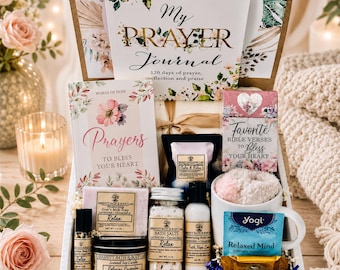 Deluxe Christian Gift for Women, Devotional Self Care Gift Box, Faith Gift, Birthday Gift for Her, Thinking of You Gift, Christmas Gift Box