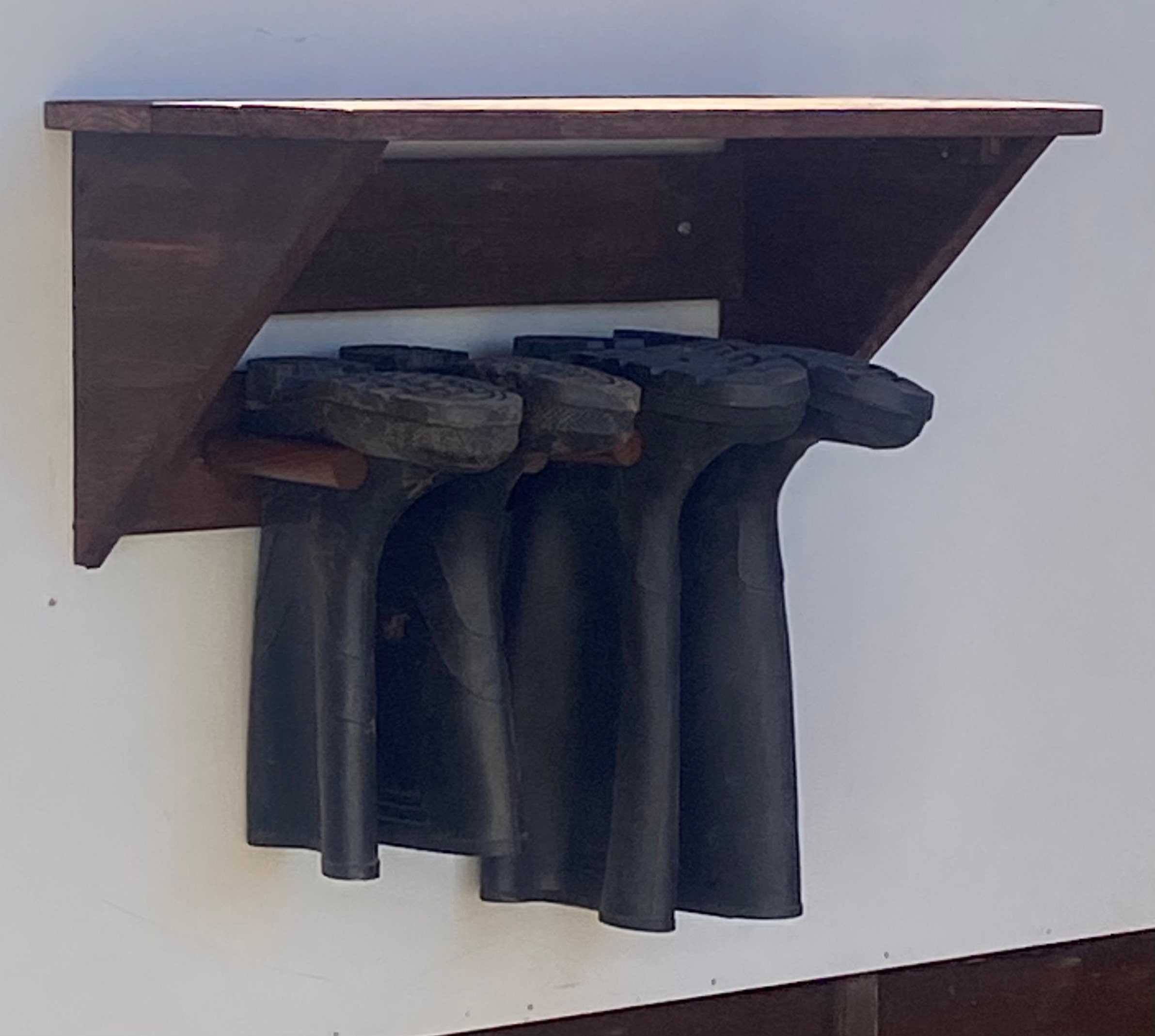 FREE DELIVERY! Wellie Rack Indoor/outdoor Reclaimed Wood Wellington ...