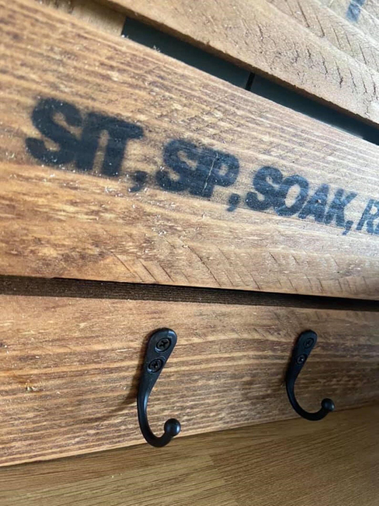 Personlised Hot Tub Robe Towel Hooks Etsy