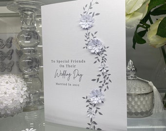 Wedding Card, Luxury Wedding Cards, Special Keepsake Card, 3d Wedding Card, Wedding Card, Bride & Groom Card To Frame, Congratulations Card