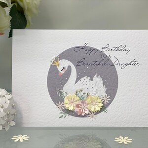 Carte d'anniversaire fille, carte d'anniversaire petite-fille, carte d'anniversaire femme, soeur, belle-soeur