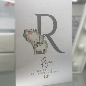 Cartolina di battesimo personalizzata, Carta di battesimo, Carta di battesimo della ragazza, Battesimo della figlia, Carta del battesimo, Carta del giorno del nome