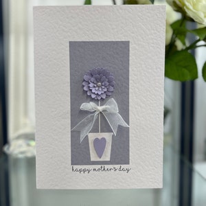Biglietto per la festa della mamma, biglietto per la festa della mamma fatto a mano, biglietto speciale per la mamma, biglietto 3D per la festa della mamma, biglietto di fiori di carta, biglietto per mamma, madre, mamma,