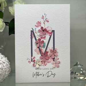 Cartão de Dia das Mães, Cartão de Dia das Mães Feito à Mão, Cartão Especial para Mães, Cartão de Dia das Mães 3D, Cartão de Flores de Papel, Cartão para Mãe, Mãe, Múmia,