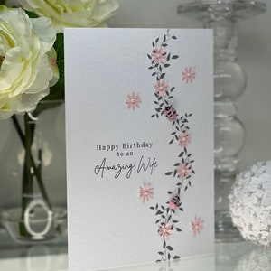 Cartão de feliz aniversário para esposa, Cartão de aniversário 3D para esposa, Cartão de esposa incrível, Cartão de aniversário de abelha, Cartão de aniversário especial para esposa, Cartão para amantes de abelhas, Cartão de abelha