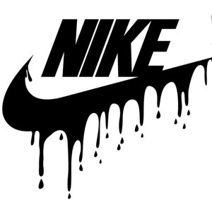 Nike Drip Svg File Nike Logo Svg Athletic Sportswear Etsy