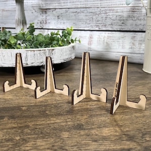 Easels for my Tiered Tray Decor | Wood Easel | Easel Tray Decor
